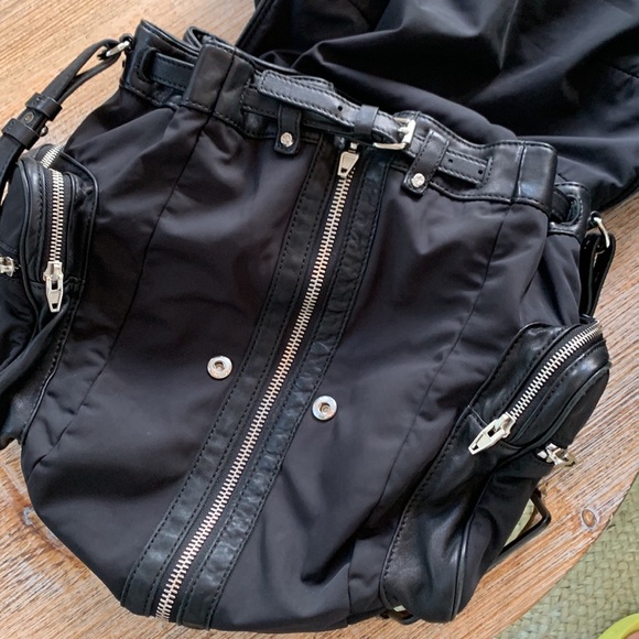 Alexander Wang Marti Lambskin Leather Trimmed & Nylon Backpack EUC - Picture 17 of 17